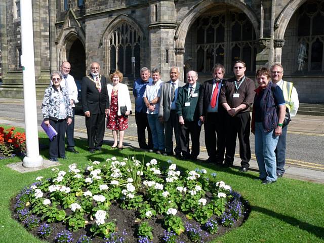 Judges for the Rochdale in Bloom judging day