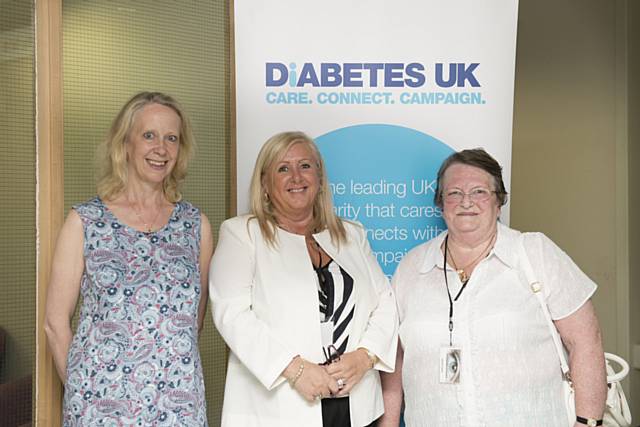 Liz Mclnnes MP, Debbie Goldrick and Janet Lees