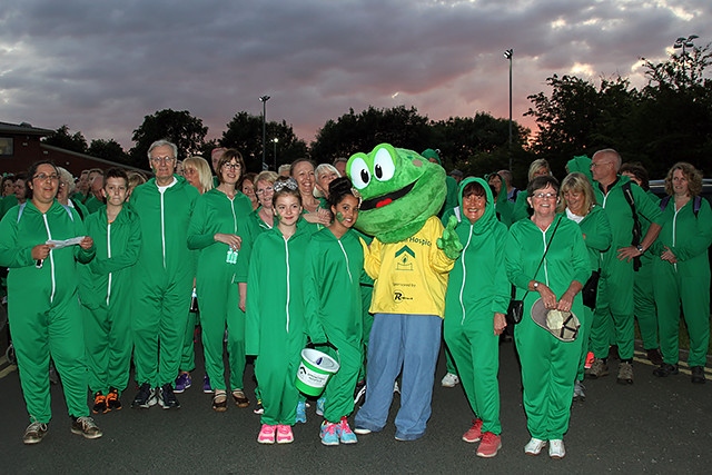 Over one hundred people took part in the first Springy’s Moonlit Sprint or Stroll