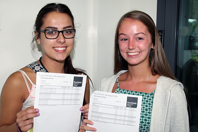 Chiara Mansfield achieved one A, one B and one C and Emma Butler achieved two As and one B