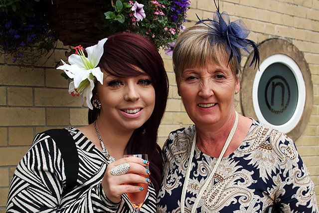 Rachel Hopkinson and Janice Fearn<br />The GEM Appeal Strawberry Sparkle lunch