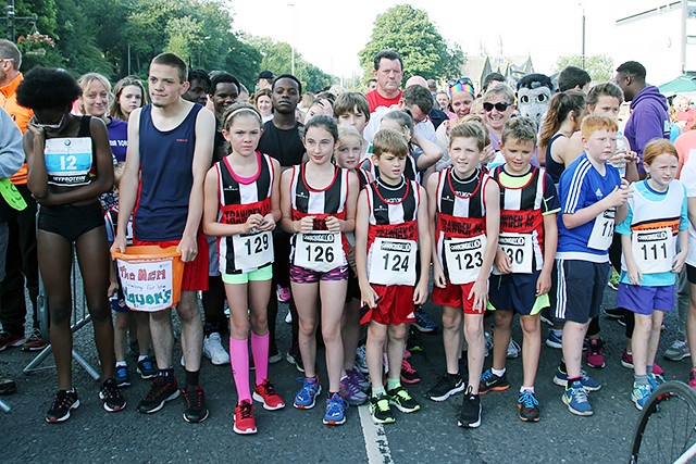 The Rochdale fun run about to get under way