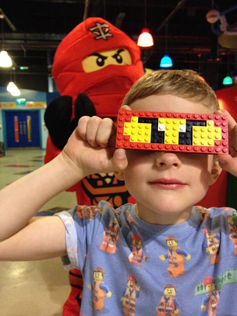 Finn Ashworth at Legoland Discovery Centre