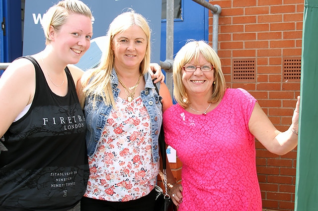 Heywood Police Station Open Day<br /> Staff from Martin Brower who provided goodies for children at the event