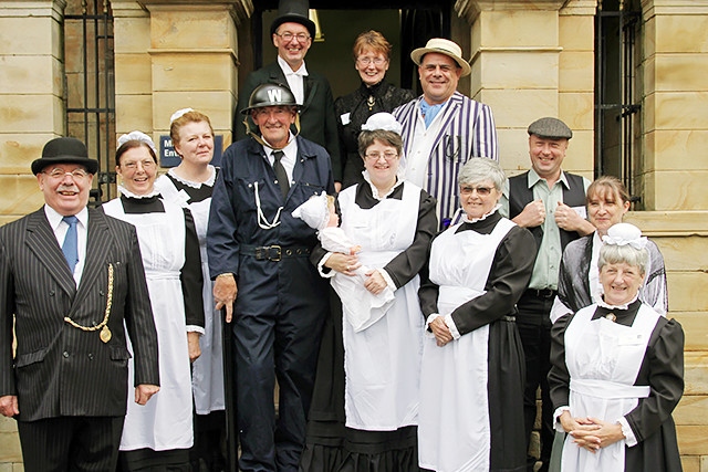 Volunteers at the Hare Hill House open day