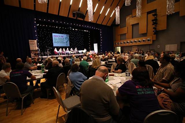 The audience put questions to members of the Board and Representative Body