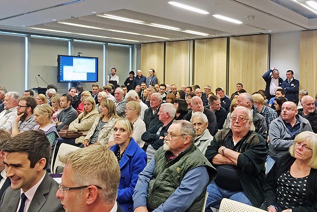 Residents at the Planning and Licensing Committee meeting