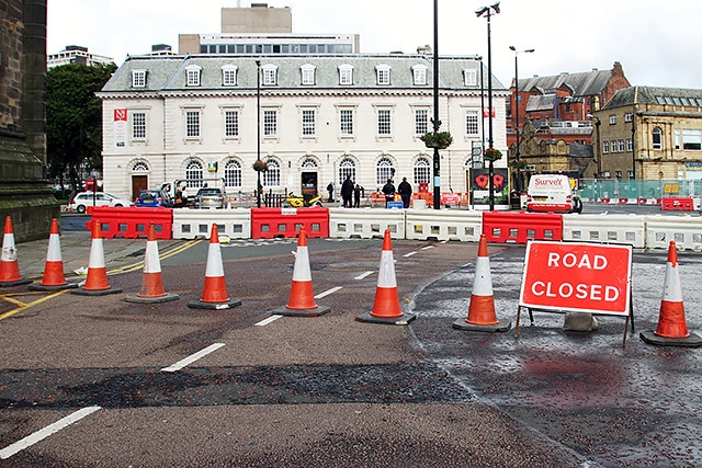 Road closures in Rochdale town centre