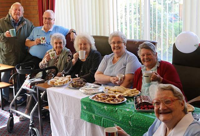 Residents at RBH’s Threlkeld Court raised £100 for Macmillan Cancer Support