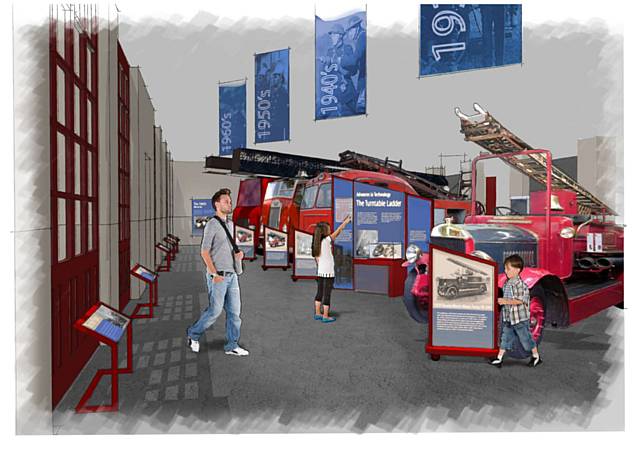 An image of how the new Greater Manchester Fire Service Museum could look 