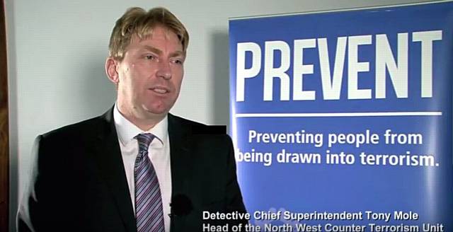 Dave Wells, the North West Counter Terrorism Unit's regional Prevent Coordinator 