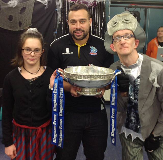 Healey Care Halloween fancy dress disco with Michael Ratu and the Championship Cup 