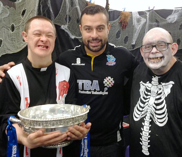 Healey Care Halloween fancy dress disco with Michael Ratu and the Championship Cup 