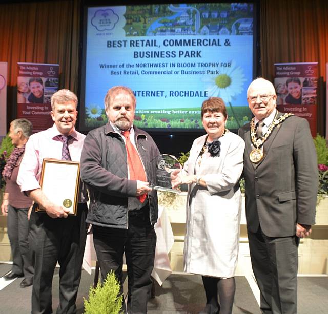 Zen Internet, Best Retail, Commercial or Business Park -  RHS North West in Bloom Awards 2016