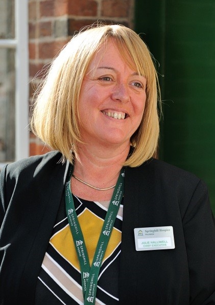 Julie Halliwell, Chief Executive, Springhill Hospice