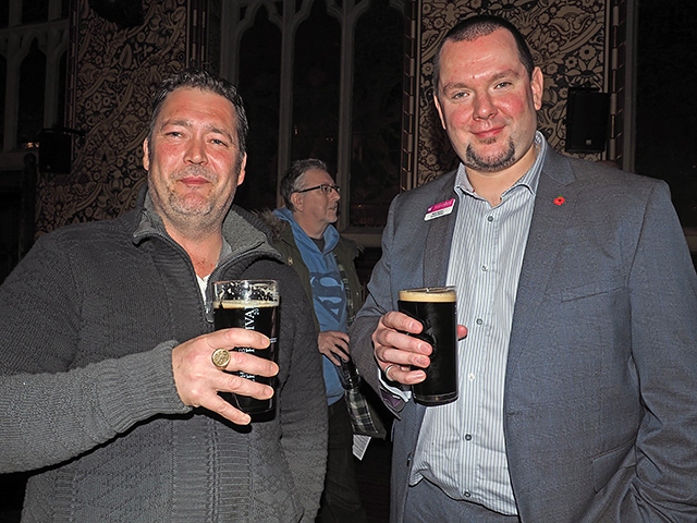 Visitors to Rochdale Beer Festival