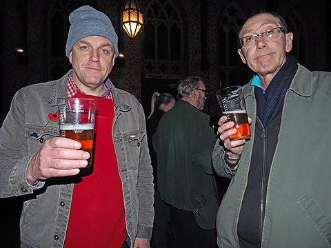 Visitors to Rochdale Beer Festival