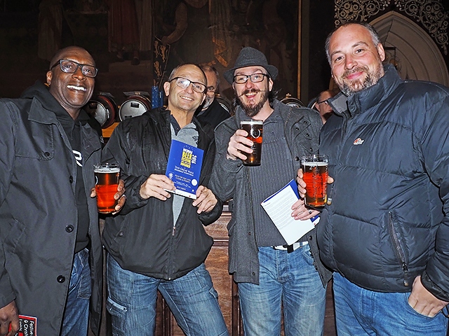 Visitors to Rochdale Beer Festival