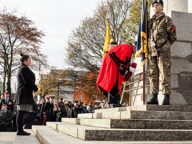 Remembrance Sunday in Rochdale