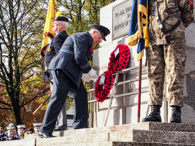 Remembrance Sunday in Rochdale