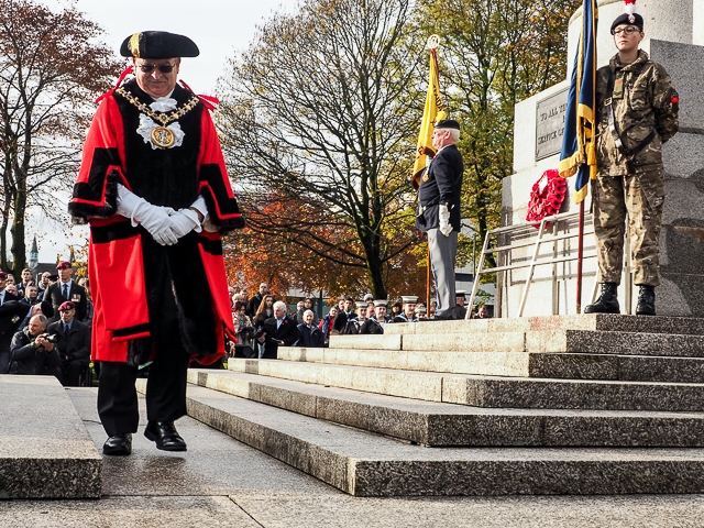 Remembrance Sunday in Rochdale