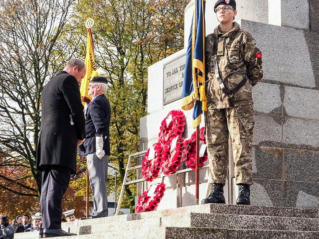 Remembrance Sunday in Rochdale