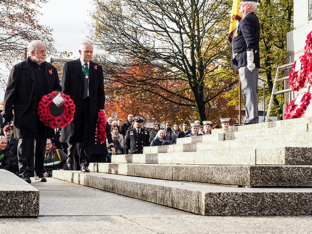 Remembrance Sunday in Rochdale