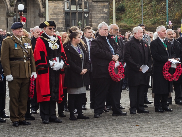 Remembrance Sunday in Rochdale