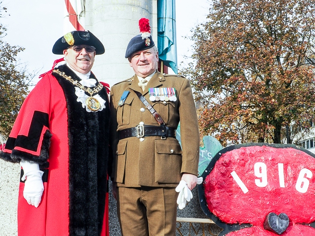 Remembrance Sunday in Rochdale