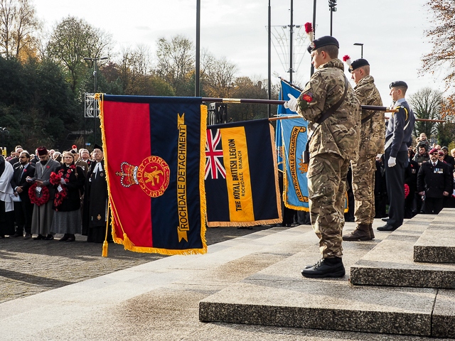 Remembrance Sunday in Rochdale