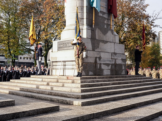 Remembrance Sunday in Rochdale