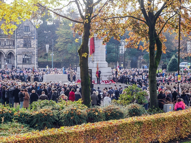 Remembrance Sunday in Rochdale