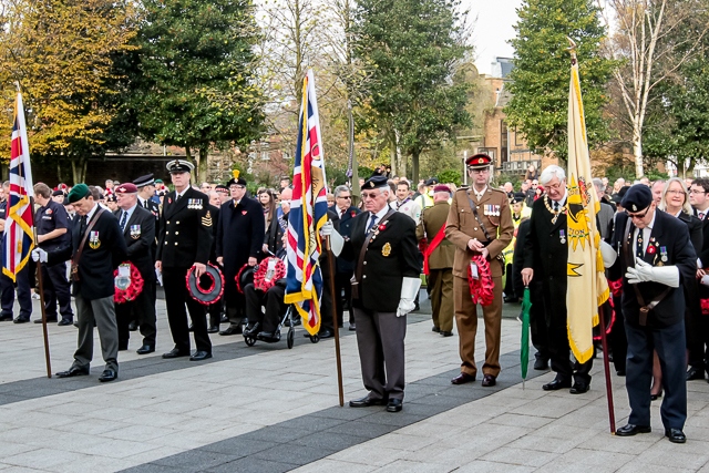 Remembrance Sunday in Heywood