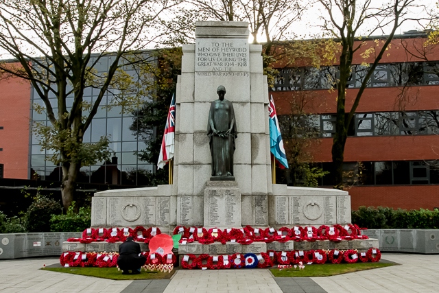 Remembrance Sunday in Heywood