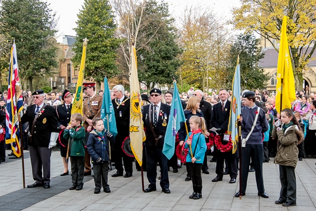 Remembrance Sunday in Heywood