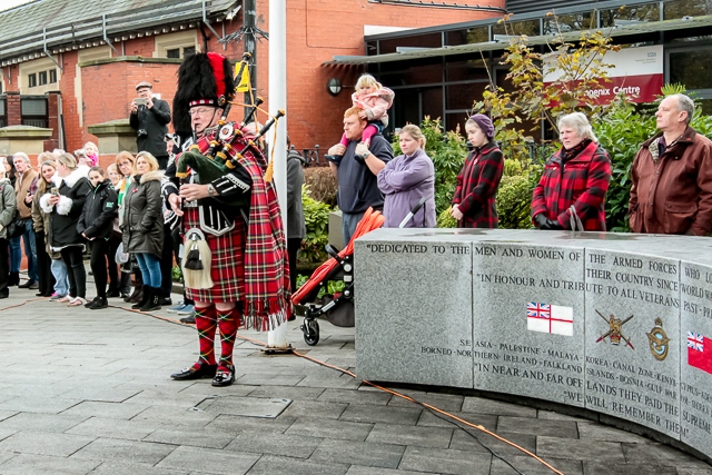 Remembrance Sunday in Heywood