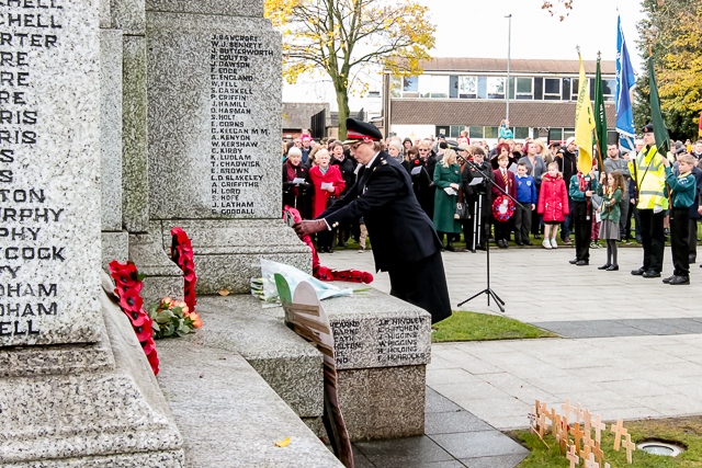 Remembrance Sunday in Heywood