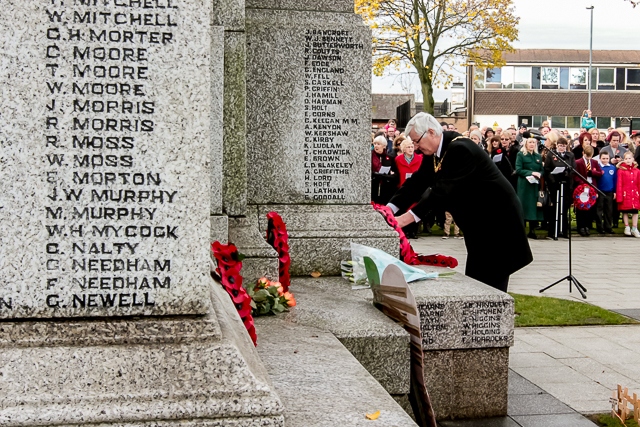 Remembrance Sunday in Heywood