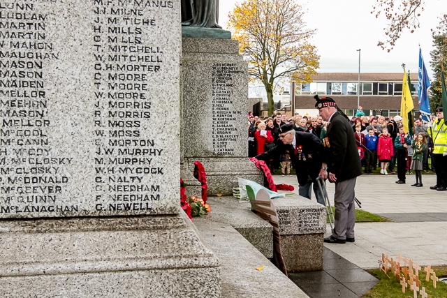 Remembrance Sunday in Heywood