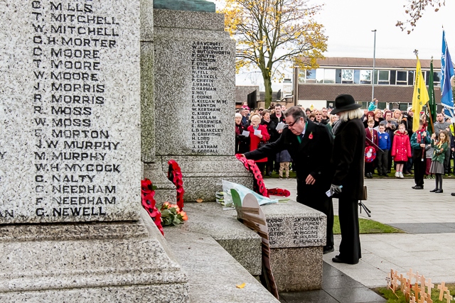 Remembrance Sunday in Heywood