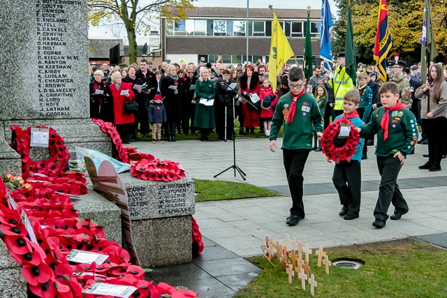 Remembrance Sunday in Heywood