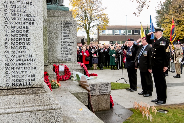 Remembrance Sunday in Heywood