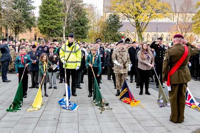 Remembrance Sunday in Heywood