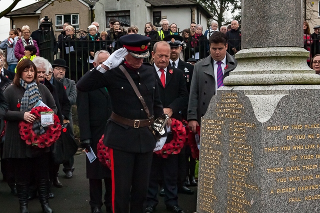 Remembrance Sunday in Wardle