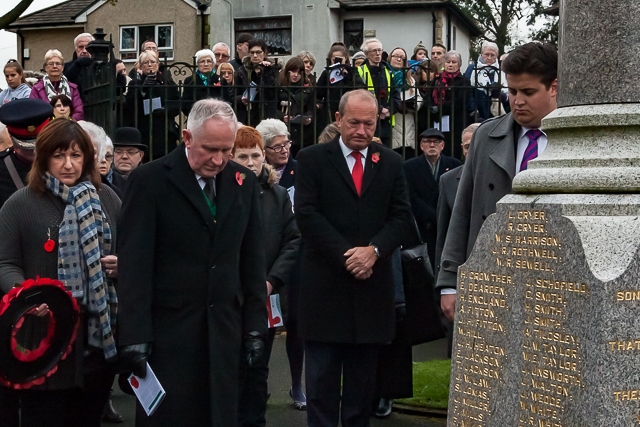 Remembrance Sunday in Wardle