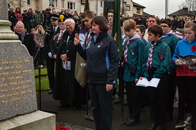 Remembrance Sunday in Wardle