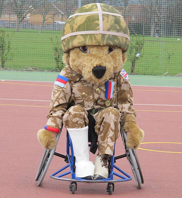 Help for Heroes needs volunteers to be their Hero Bear mascot