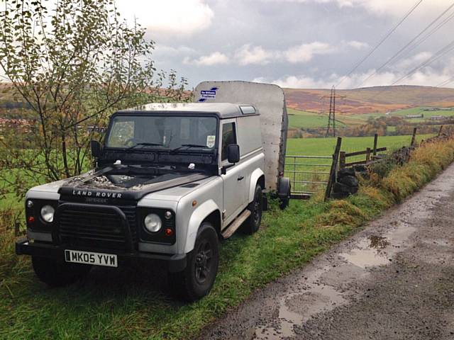 Distinctive Land Rover stolen during burglary in Littleborough