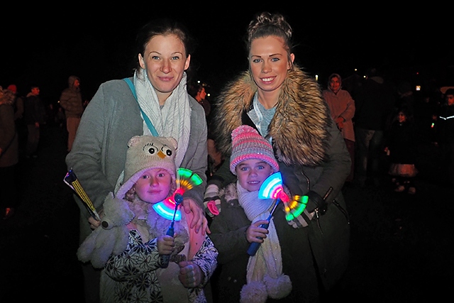 Bonfire and firework display on Cronkeyshaw Common