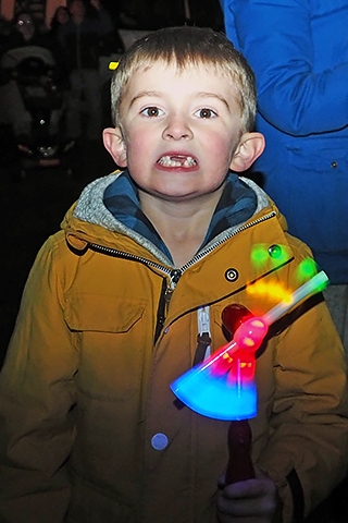 Bonfire and firework display on Cronkeyshaw Common